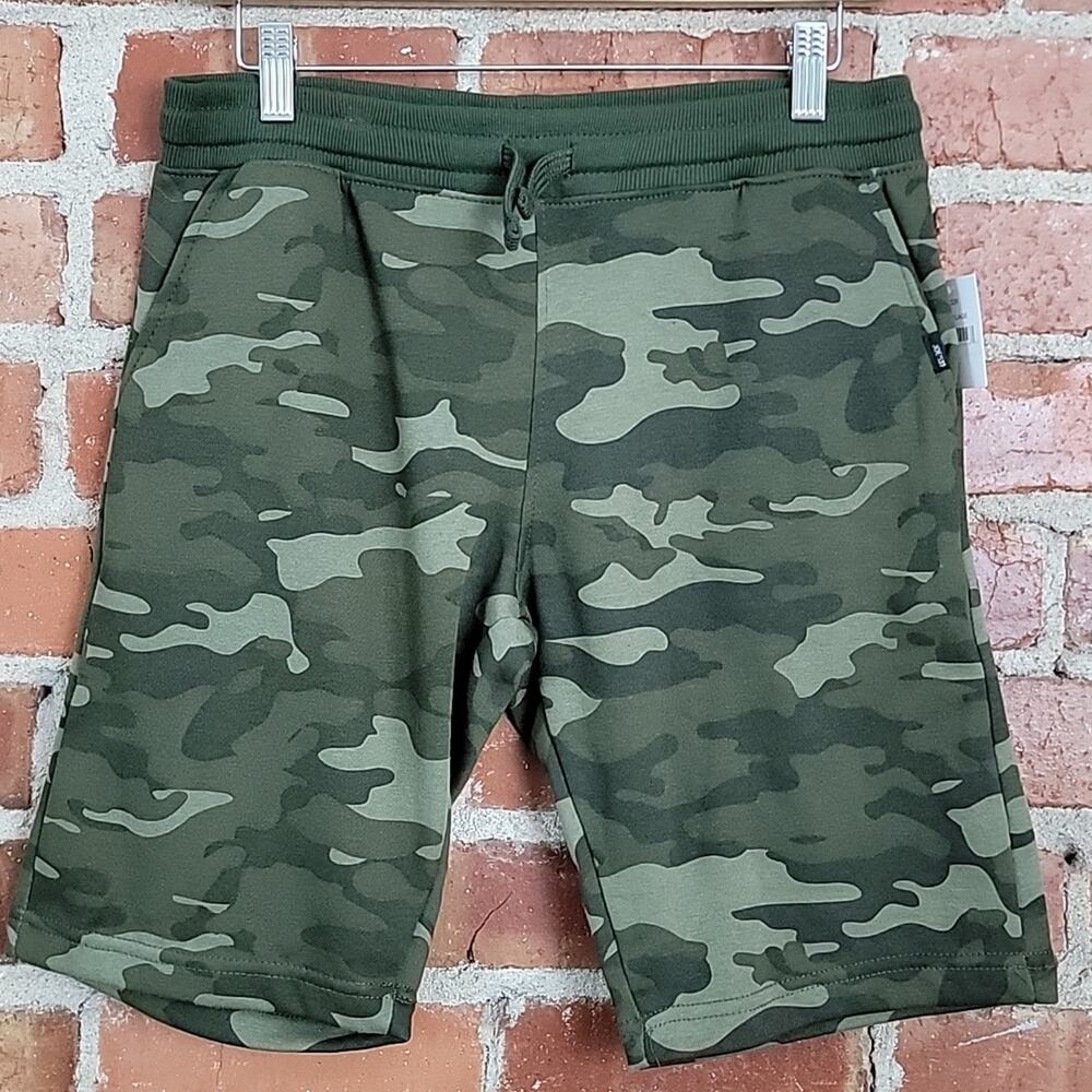 Joe's Jeans Youth Green Camouflage Sweat‎ Shorts XL